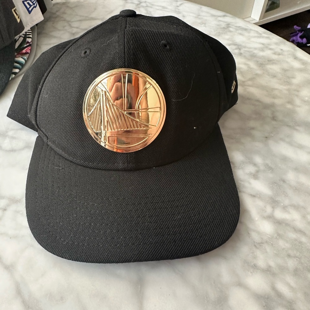 Golden State Warriors 59Fifty Fitted Hat Black  One size
